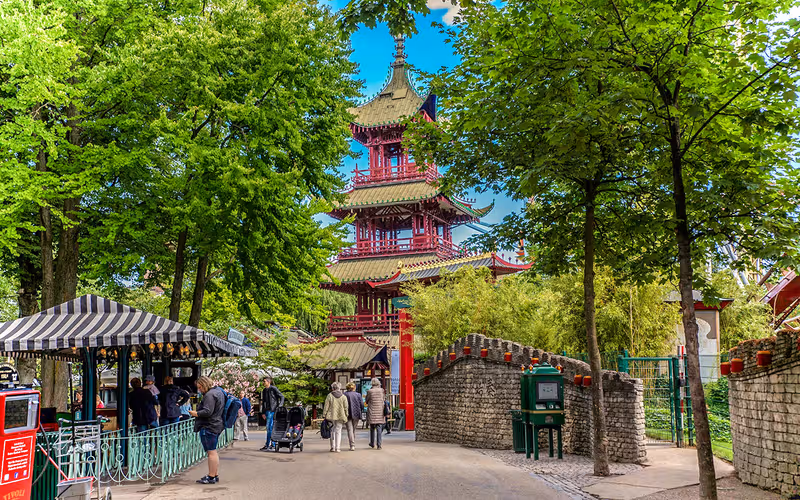Tivoli Gardens Entrance Ticket with optional Ride Pass